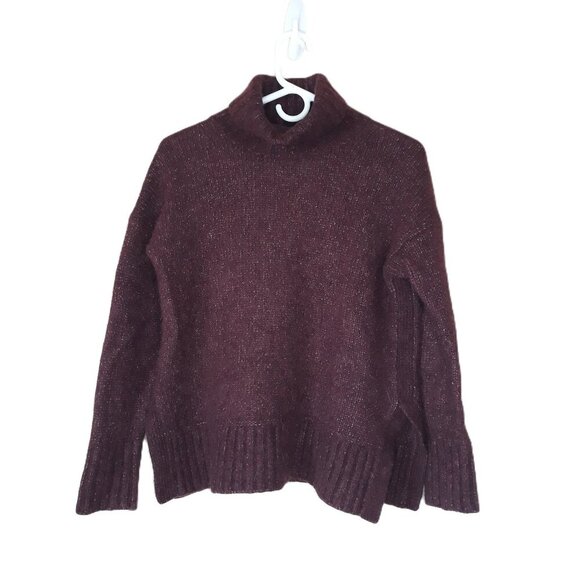 Everlane Sweaters - Everlane Merino Wool Alpaca Oversized Turtleneck Sweater S Fisherman Nautical